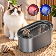 3L Pet Water Fountain with LED & Triple Filter