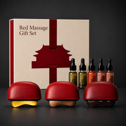 Bian Stone Gua Sha Neck Board – Heat, Stretch & Scraping Wellness Device | 3 Gift Sets