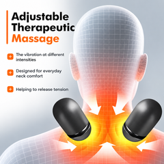 NeckAlign Pro 3-in-1 Neck Massage Pillow β Heat, Vibration & Stretch Function | Memory Foam