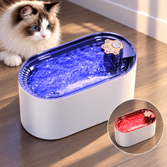 3L Pet Water Fountain with LED & Triple Filter