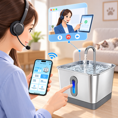 Wireless Pet Water Fountain with APP Control & Radar Sensor | 4L