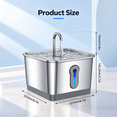 Wireless Pet Water Fountain with APP Control & Radar Sensor | 4L