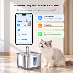 Wireless Pet Water Fountain with APP Control & Radar Sensor | 4L