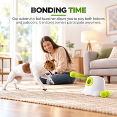 Automatic Dog Ball Launcher | 3 Launch Distances | ABS | US/UK/EU/AU Plug