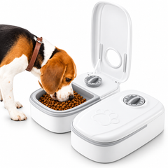 Gravity Pet Feeder & Water Dispenser | Plastic | Single & Double Bowl | Cats & Dogs