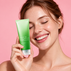 Seaweed & Aloe Vera Facial Cleansing Milk | Oil-Control Formula | 150g