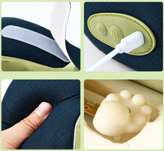 U-Shaped Electric Neck Massager – Vibration Therapy, USB Rechargeable