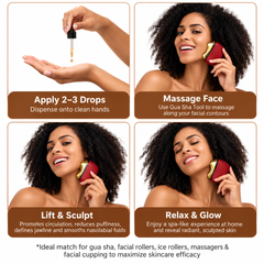 Bian Stone Gua Sha Neck Board – Heat, Stretch & Scraping Wellness Device | 3 Gift Sets