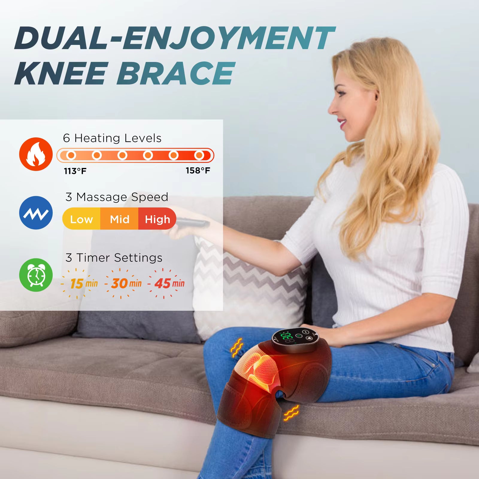 ComfortGlow - Knee & Foot Heating Pad Entige