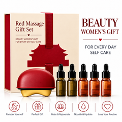 Bian Stone Gua Sha Neck Board – Heat, Stretch & Scraping Wellness Device | 3 Gift Sets