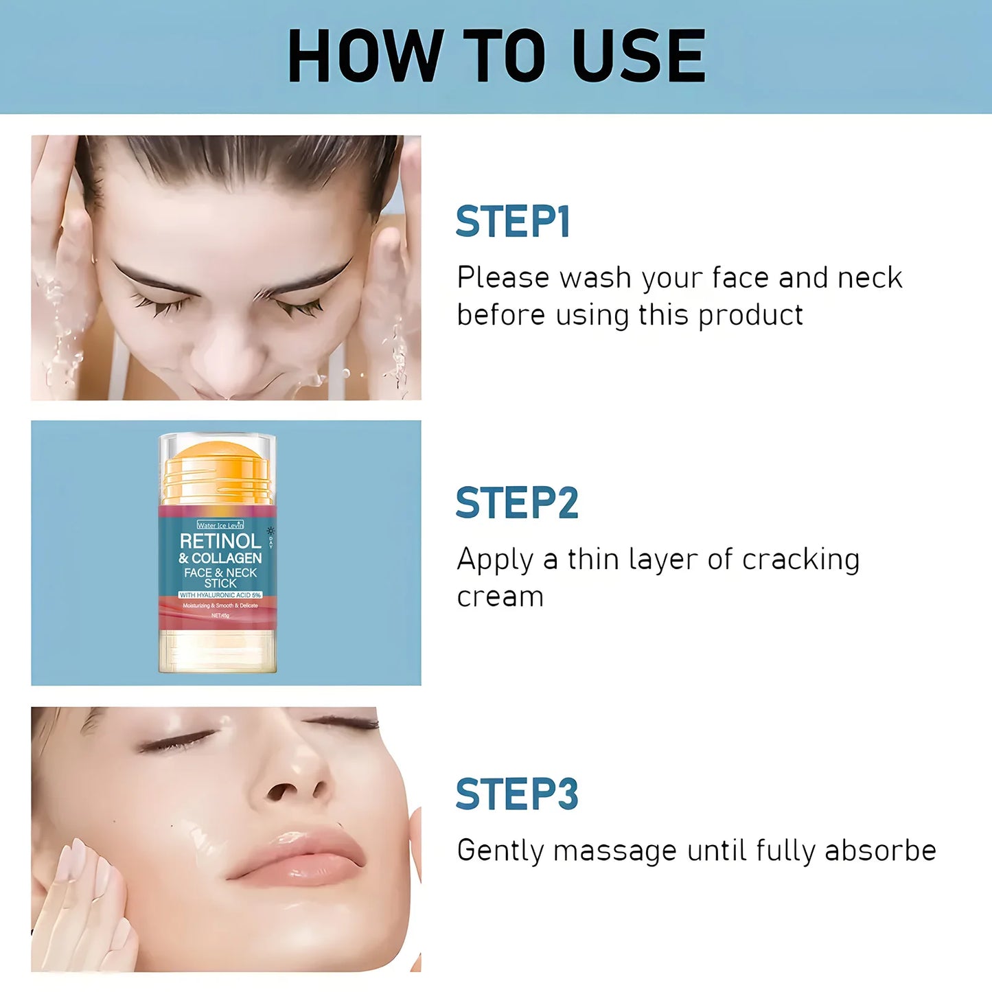 Retinol Cream Stick - Collagen Smooth wrinkles