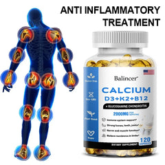 Calcium + D3 + K2 + B12 Capsules Entige