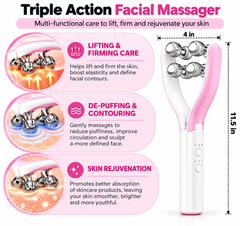 Microcurrent Face Massager – Y-Shape Facial Contouring Tool