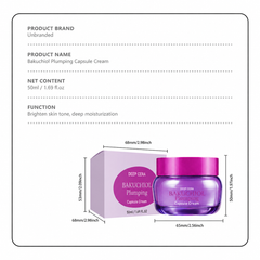 Bakuchiol Moisturizing Face Cream, 50ml