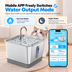 Wireless Pet Water Fountain with APP Control & Radar Sensor | 4L