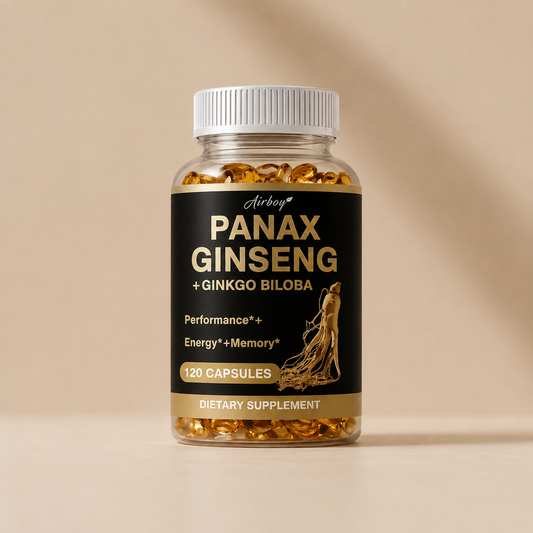 Revitalize Your Health with Ginseng Ginkgo Health Supplement - All-Day Focus & Energy
