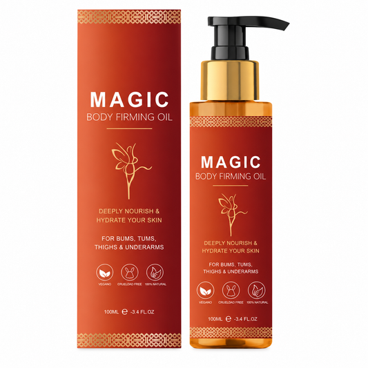 Magic Luxury Body Oil for Women - Deep Moisturizing, Nourishing & Glowing Body Oil with Jojoba, Vitamin E & Rosemary Oil - Fast Absorbing, Non-Greasy Formula for Dry Skin - 1 Bottle