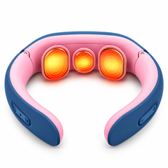 Neck & Shoulder Electric Pulse Massager – 4 Modes | 15 Levels | Heat Function | USB Rechargeable