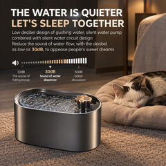 3L Pet Water Fountain with LED & Triple Filter