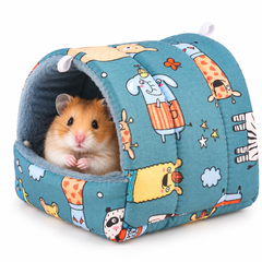 Cotton Crystal Velvet Hamster Nest | Small Animal Bed