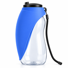 Portable Pet Water Bottle with Drinking Tray | 680ml | Dogs & Cats
