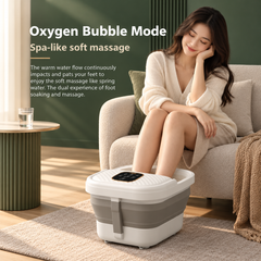 Folding Foot Bath Tub with PTC Heater & Remote Control | 110V