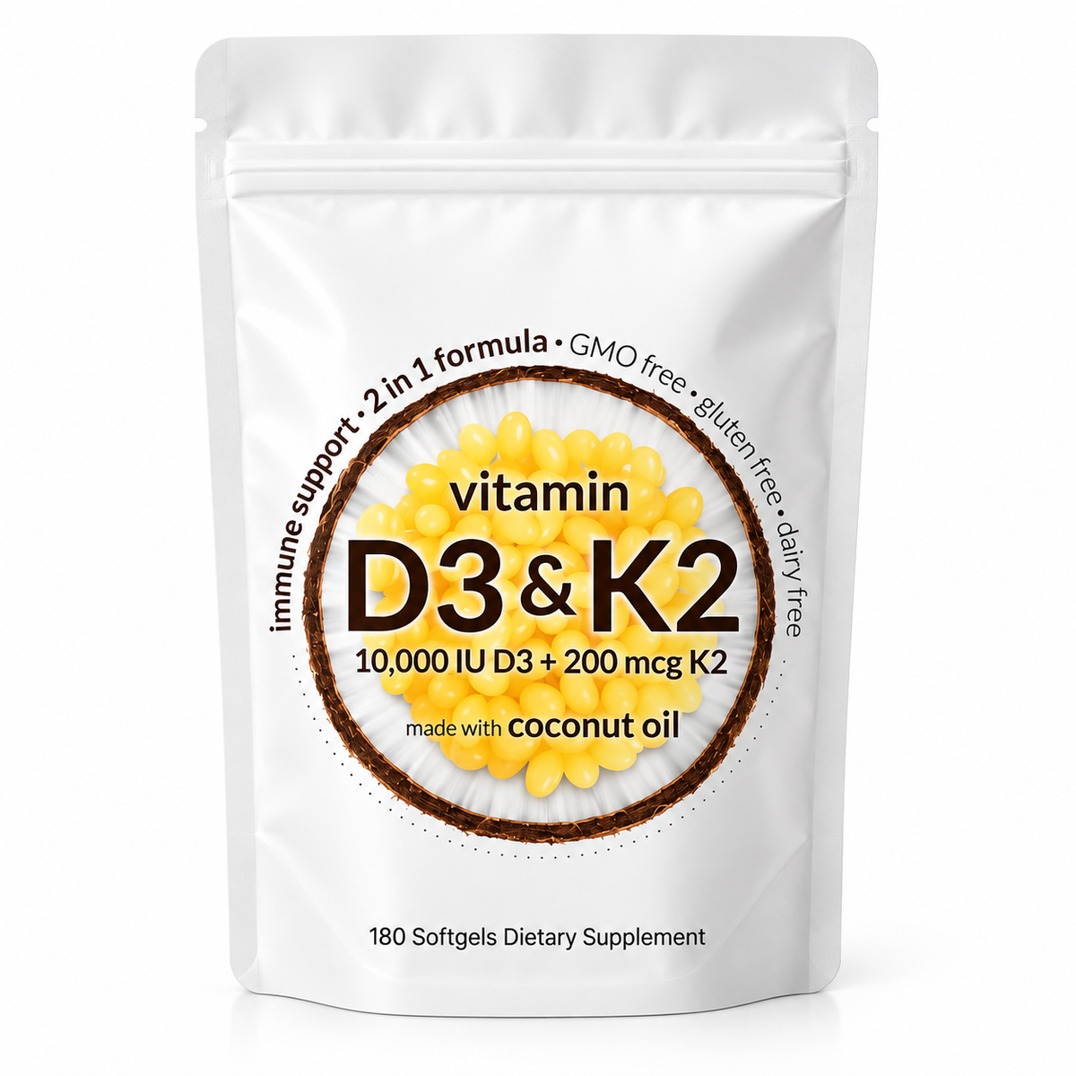 Vitamin D3 K2 Capsules – Daily Bone & Wellness Support