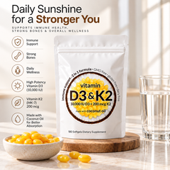 Vitamin D3 K2 Capsules – Daily Bone & Wellness Support