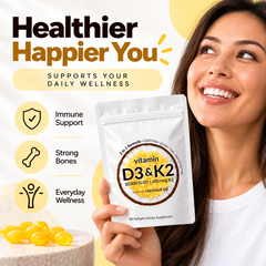 Vitamin D3 K2 Capsules – Daily Bone & Wellness Support