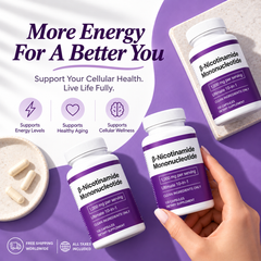 NMN 1000mg Capsules – Daily Cellular Wellness Supplement