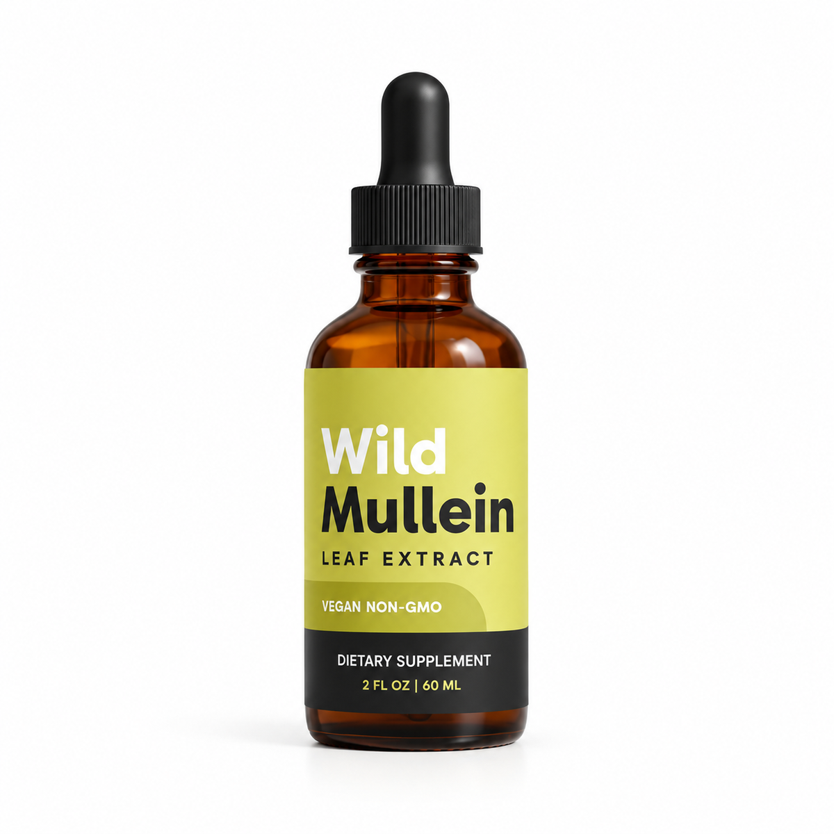 Mullein Leaf Herbal Drops with Ginger & Lemon – Daily Herbal Supplement