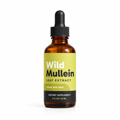 Mullein Leaf Herbal Drops with Ginger & Lemon – Daily Herbal Supplement