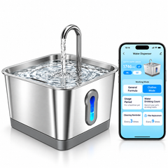 Wireless Pet Water Fountain with APP Control & Radar Sensor | 4L