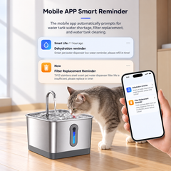 Wireless Pet Water Fountain with APP Control & Radar Sensor | 4L