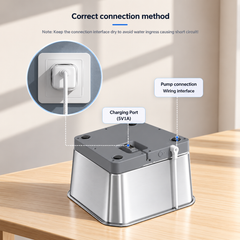 Wireless Pet Water Fountain with APP Control & Radar Sensor | 4L