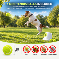 Automatic Dog Ball Launcher | 3 Launch Distances | ABS | US/UK/EU/AU Plug