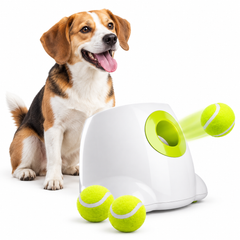 Automatic Dog Ball Launcher | 3 Launch Distances | ABS | US/UK/EU/AU Plug