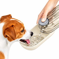 2-in-1 Portable Pet Water Cup with Lanyard | ABS/PP/PS | Dogs