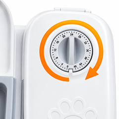 Gravity Pet Feeder & Water Dispenser | Plastic | Single & Double Bowl | Cats & Dogs