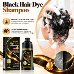 Black Hair Color Shampoo | Herbal Extract Formula | 100ml