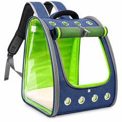 Transparent PVC Pet Backpack | Bubble Carrier for Cats & Small Dogs | Oxford Cloth