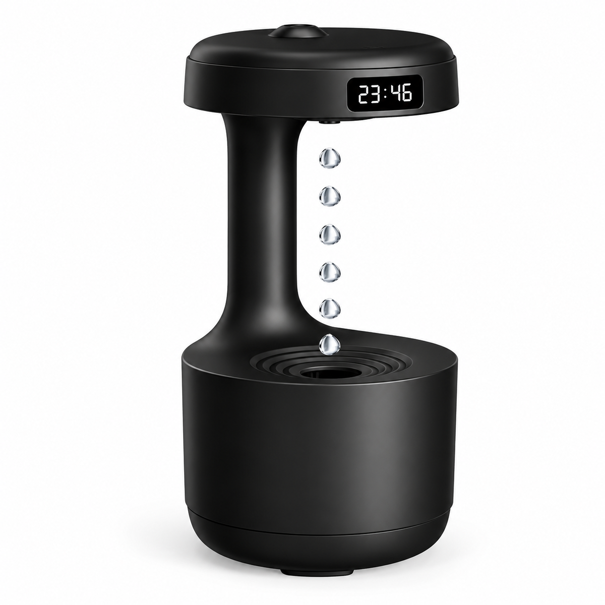 Anti-Gravity Countercurrent Humidifier with Cool Mist | Levitating Water Drop Design