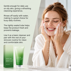 Seaweed & Aloe Vera Facial Cleansing Milk | Oil-Control Formula | 150g