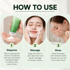 Seaweed & Aloe Vera Facial Cleansing Milk | Oil-Control Formula | 150g