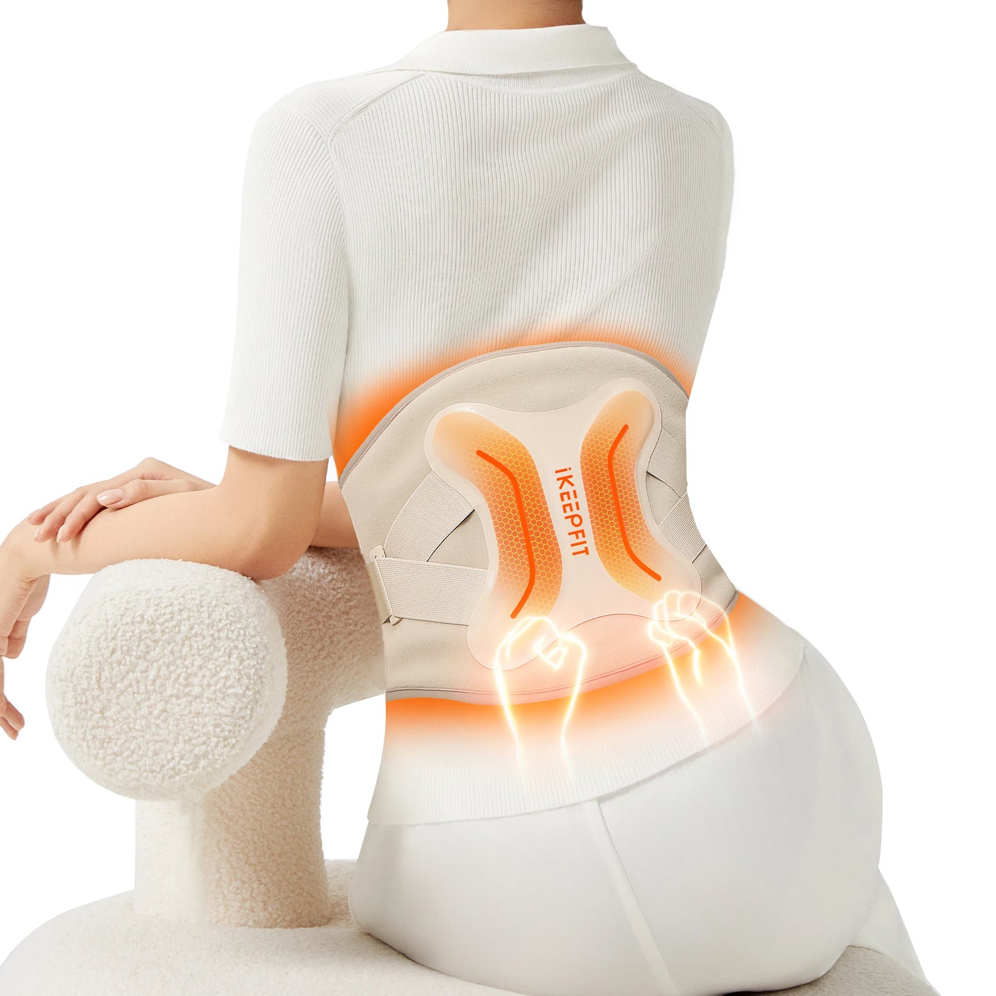 Electric Waist Massager - Heating 3-IN-1