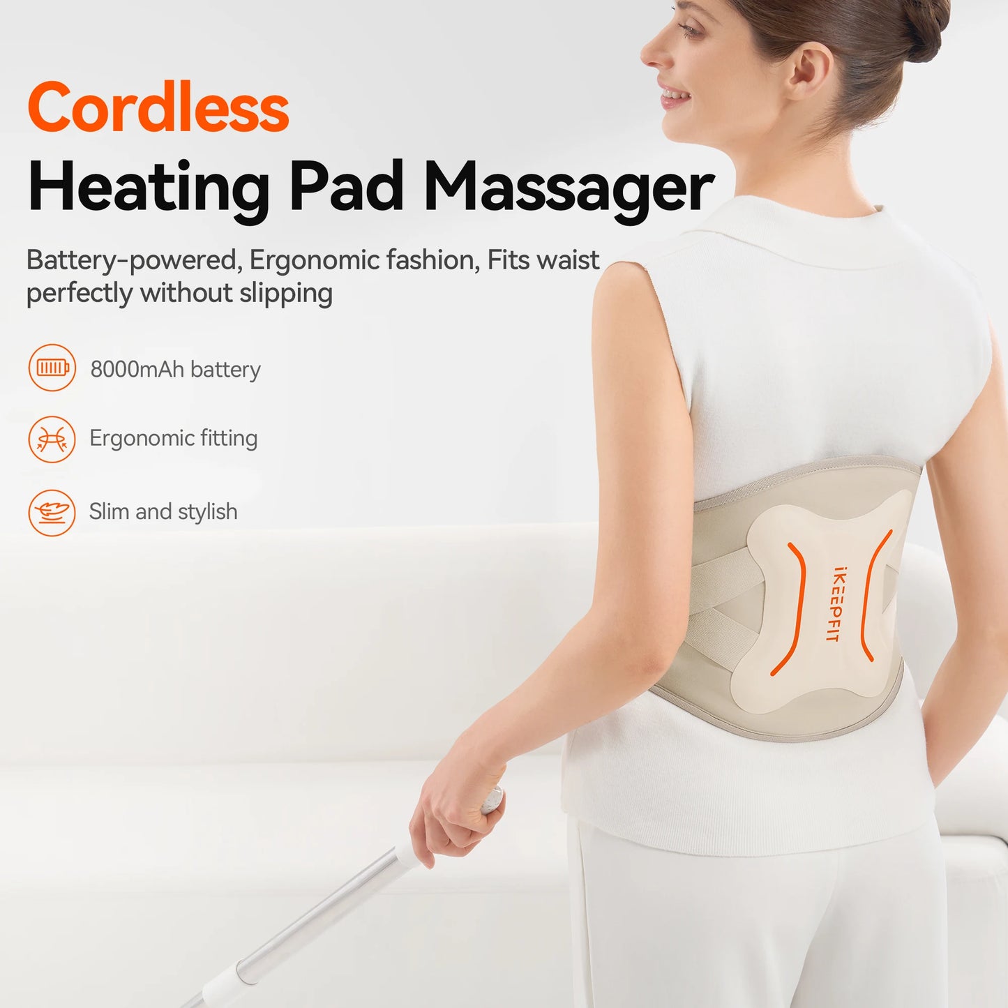 Electric Waist Massager - Heating 3-IN-1