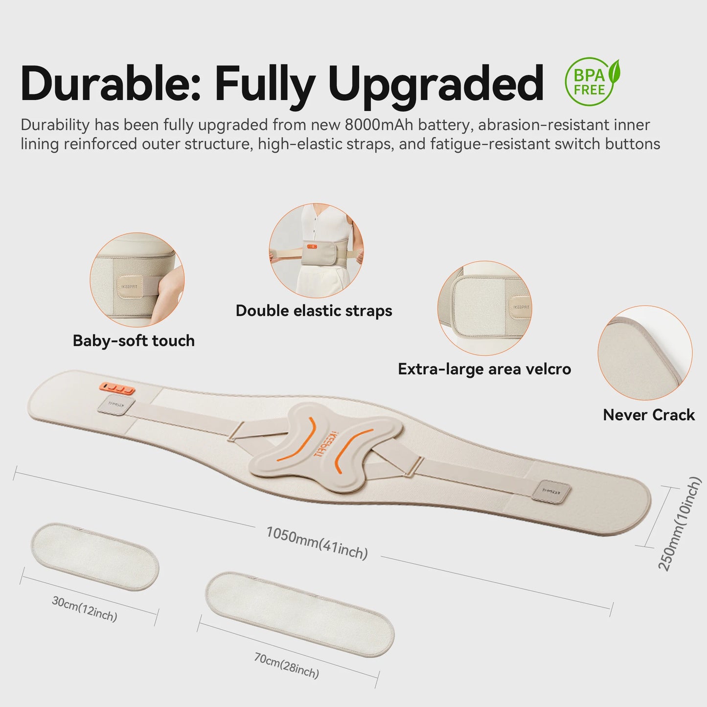 Electric Waist Massager - Heating 3-IN-1
