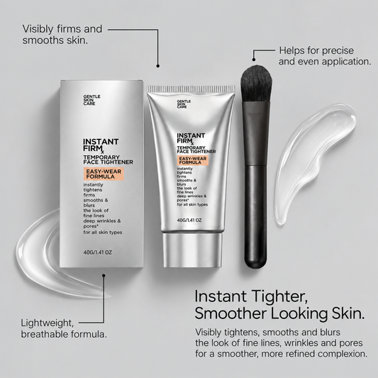 Moisturizing Facial Cream with Built-In Brush Applicator | Mineral Oil & Glycerol | 40ml