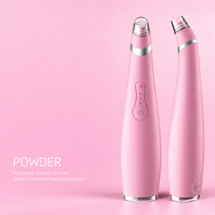 2-in-1 Blackhead Vacuum Remover & Diamond Microdermabrasion Device | Pore Cleansing Beauty Tool | USB