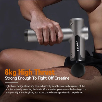 Lenovo Massage Gun — 8 Heads, 99-Speed Wireless Deep Tissue Relief Entige